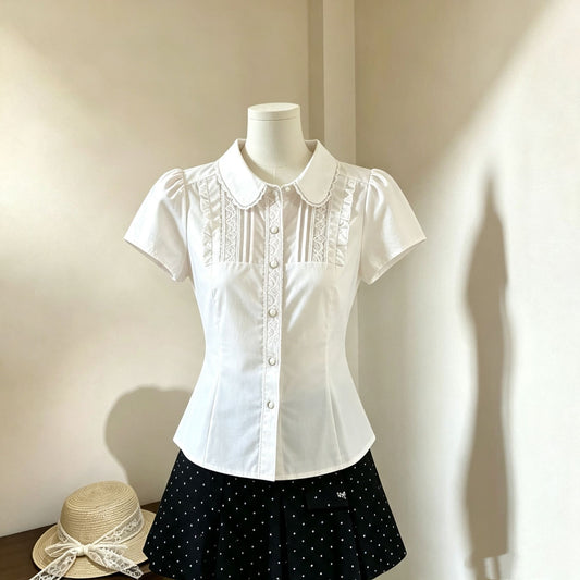 White Shirt Top SAB135/SAB136/SAB137