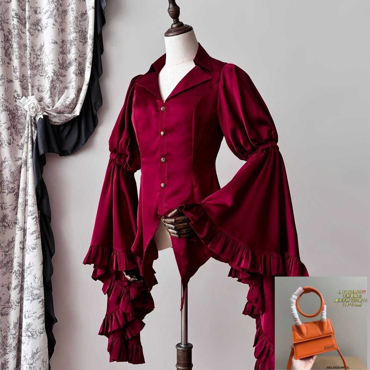 V-neck Shirt with Sleeves SA644
