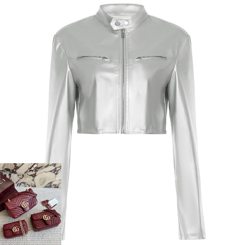 Exposed Zip Cardigan Jacket Tide SA595/SA596/SA597