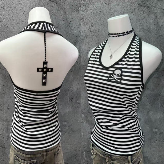 Cross Skull Tank Top SA996