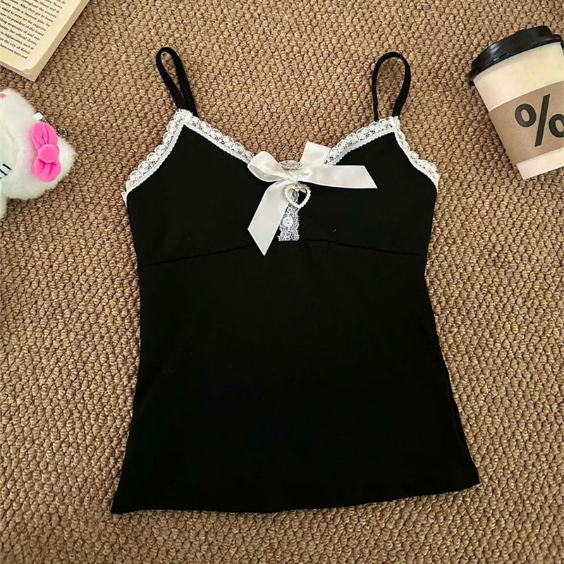Polka Dot Vest Bow Strap 64D067