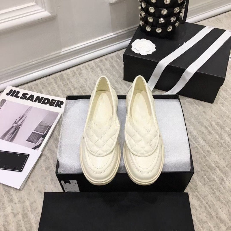 Vintage Rhombus Single Shoes Women SA556