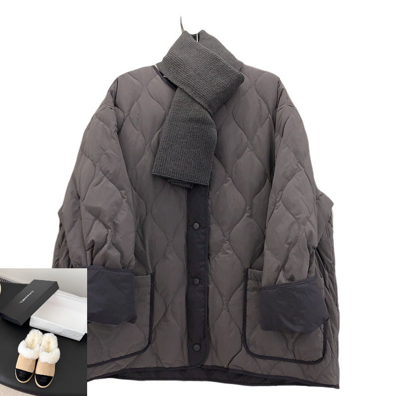 Large Size Loose Crew Neck Jacket SA497