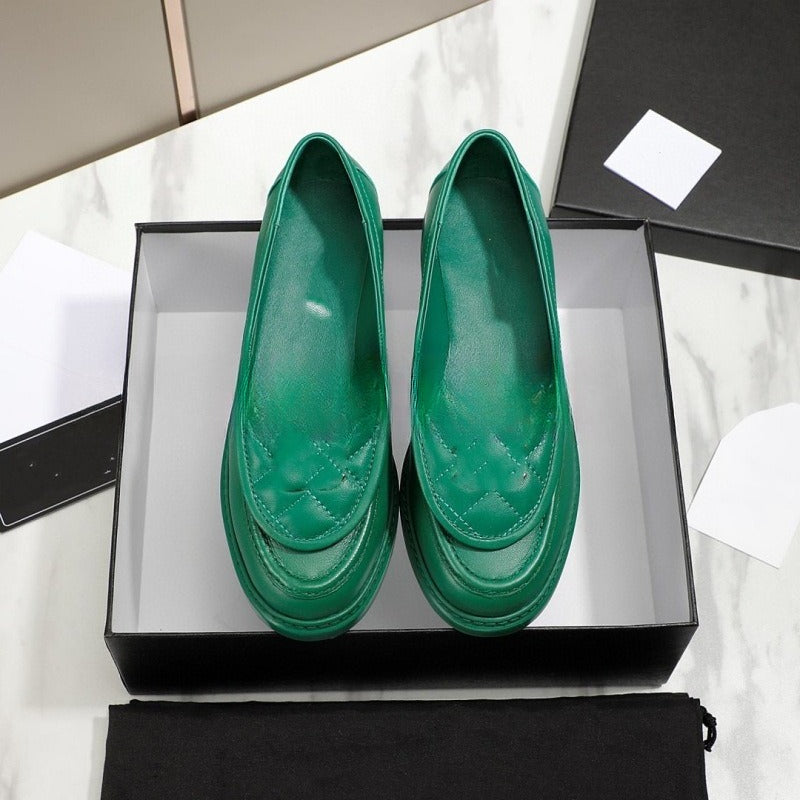 Vintage Rhombus Single Shoes Women SA556