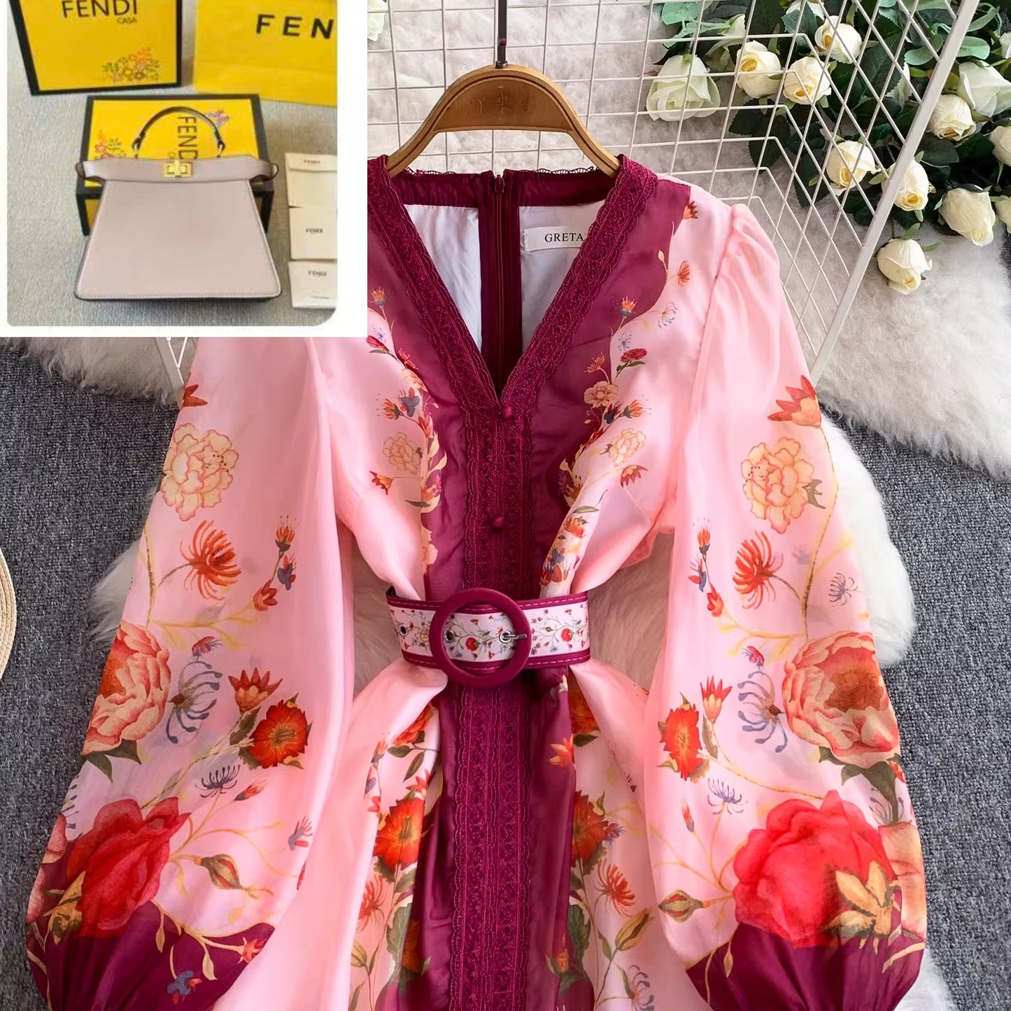V-neck Dress Women  SA694