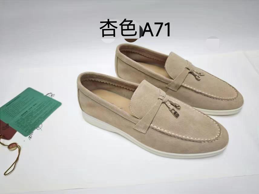 Flat Casual Single Shoes Doudou Shoes  SA622  GOLD metal
