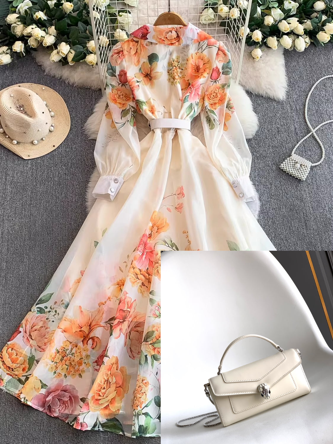 Women's Suit Collar Dress SA747