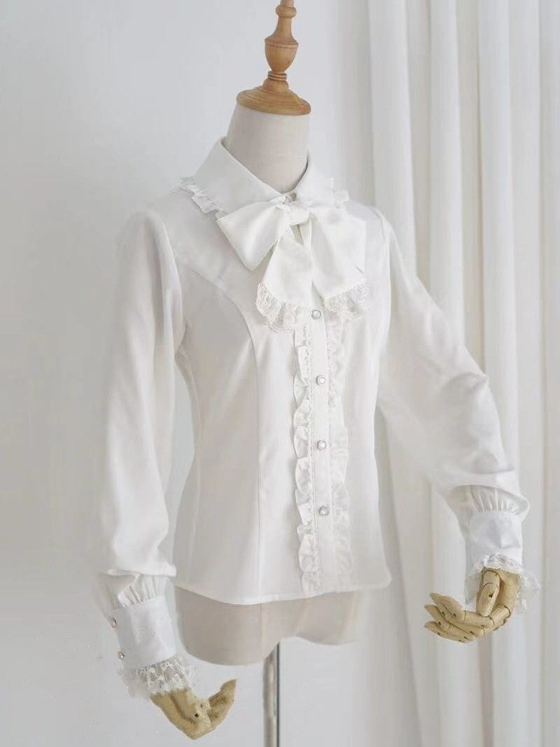 Peter Pan Collar Lolita Long Sleeve Blouse US-64D188
