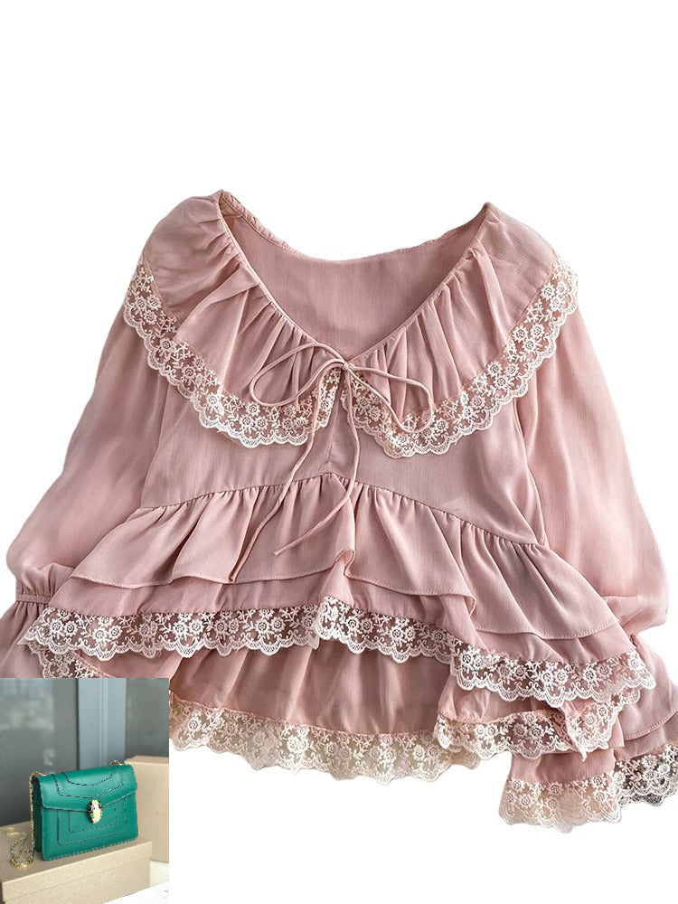 Sweet Peter Pan Collar Blouse SA966