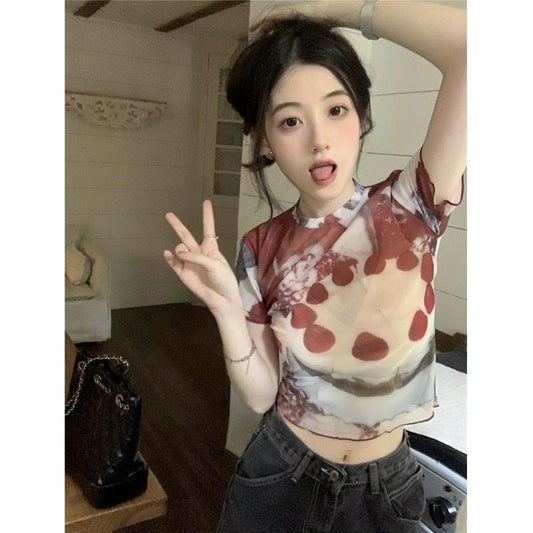 Short Mesh Short-sleeved T-shirt SA860