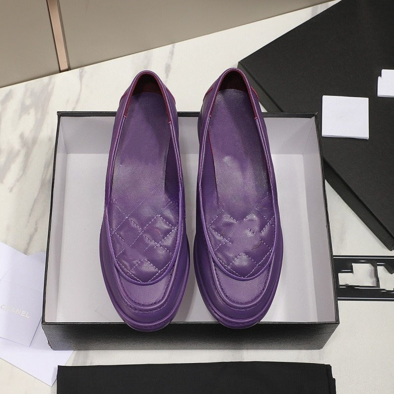 Vintage Rhombus Single Shoes Women SA556