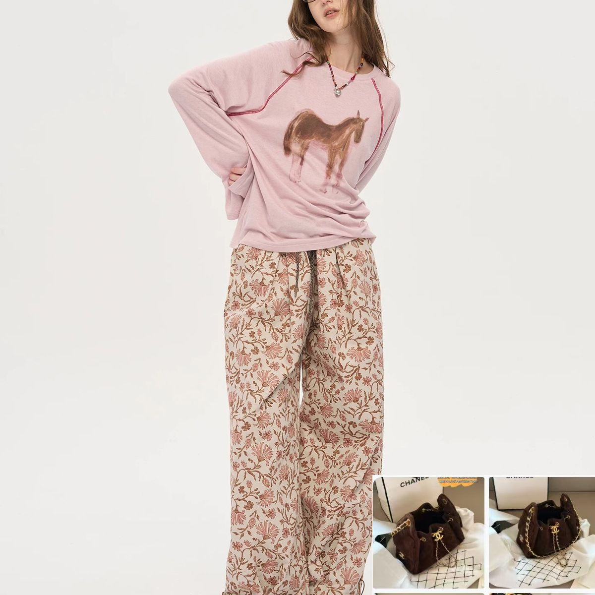 Crew Neck Loose Long Sleeves  SA670