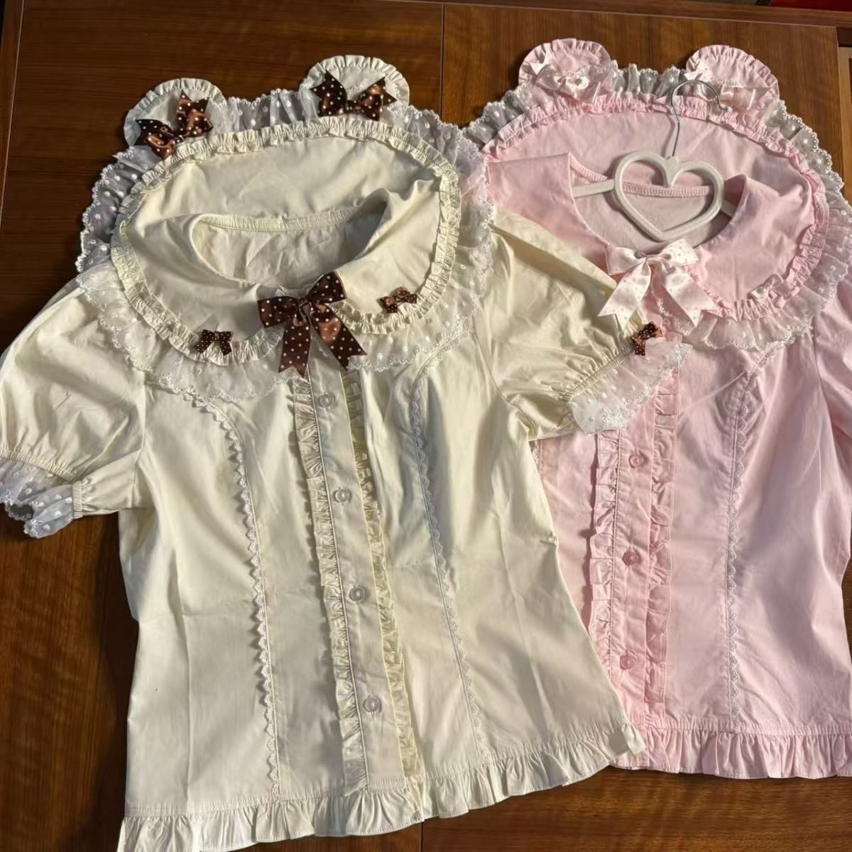 Peter Pan Collar Blouse - Lolita Style US 64D204