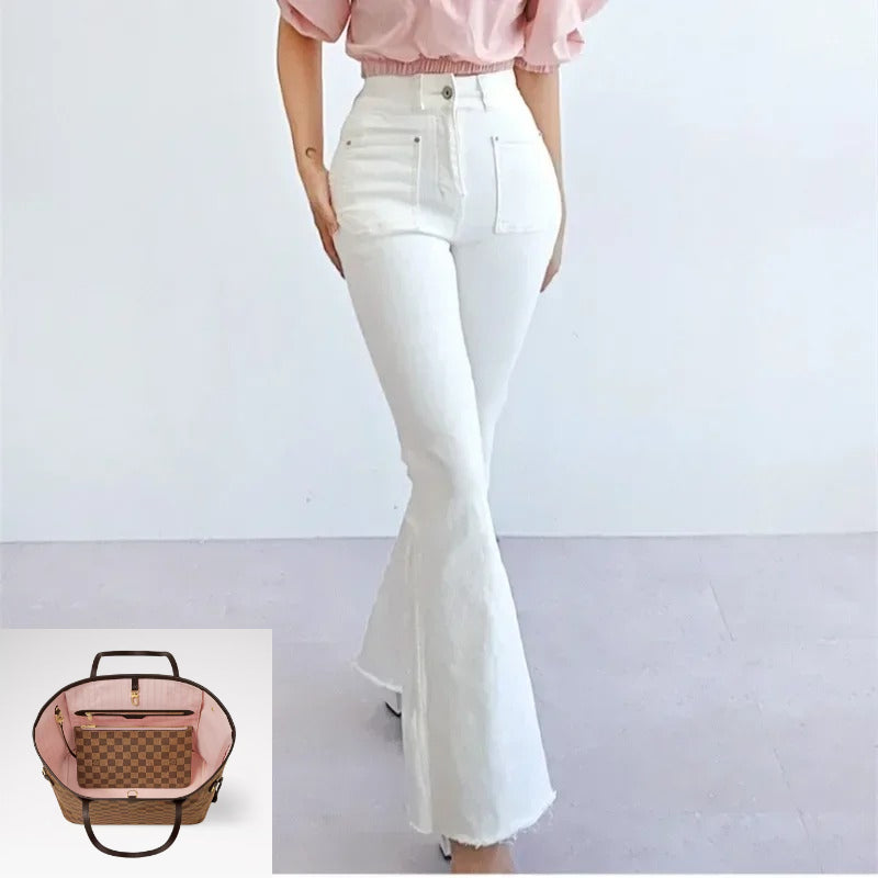Chic Double Pocket  Temperament Pants SA055