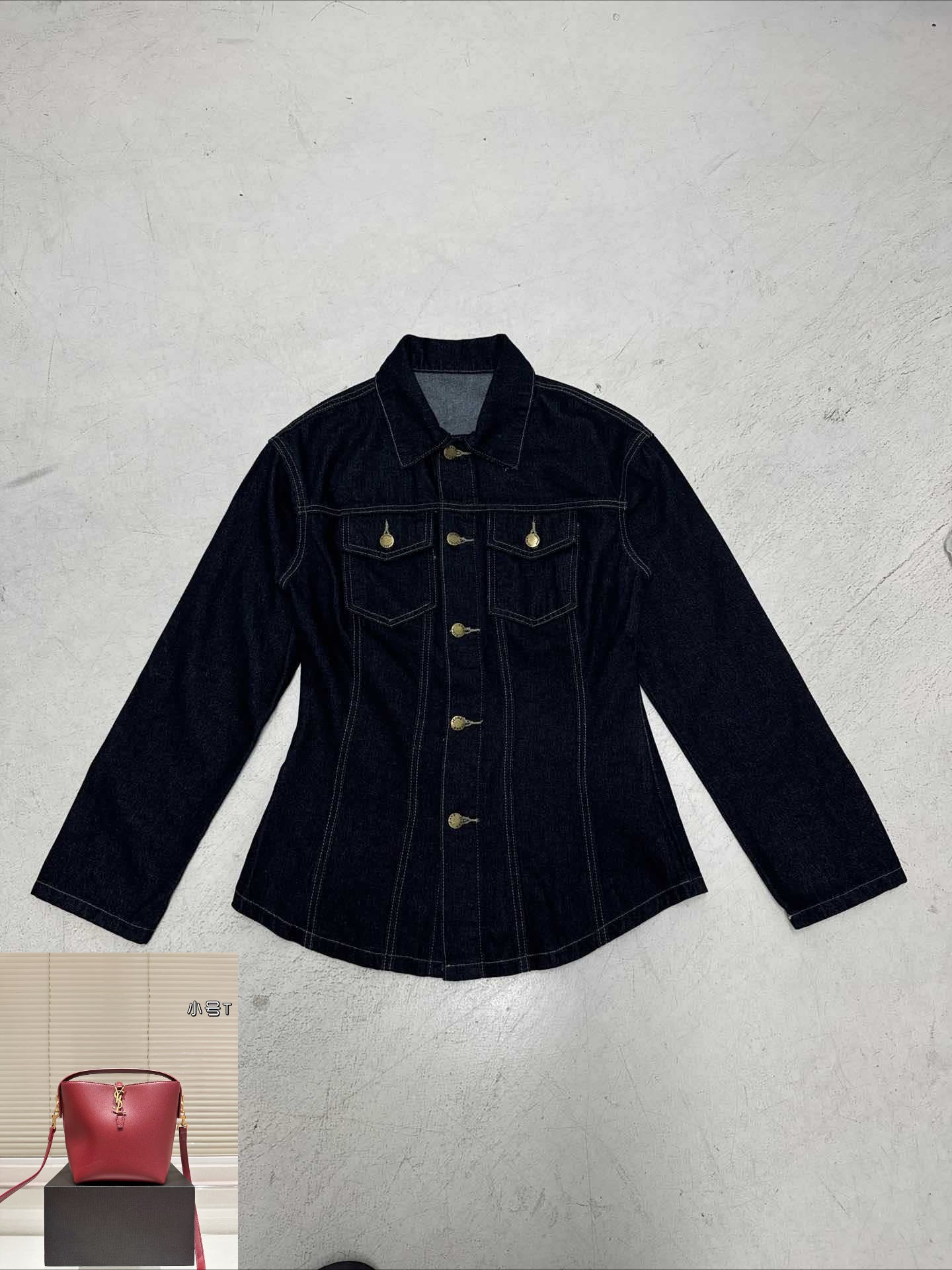 Vintage Washed Denim Shirt Jacket SA428