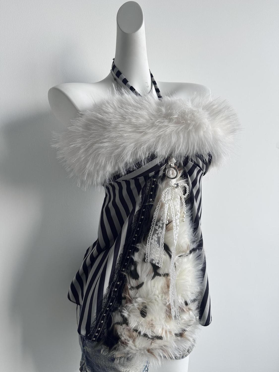 Zebra Print Patchwork Top SA901