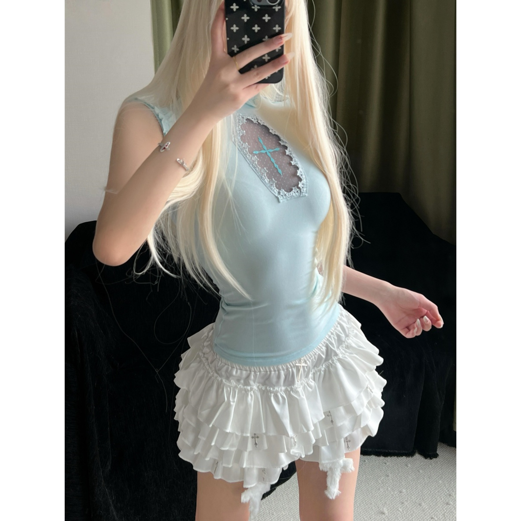 Lace Sleeveless Vest SA837