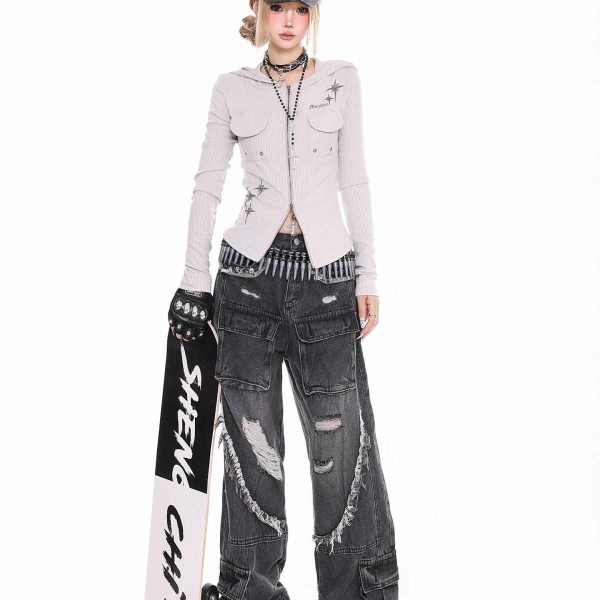 Black Long Sleeve T-shirt SA840