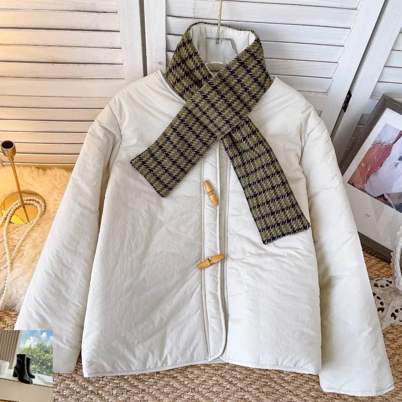 Kuzuwata Padded Coat with Scarf  Cotton Coats Winter