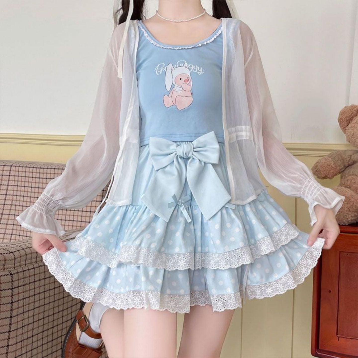 Bow Cake Skirt US 64D104