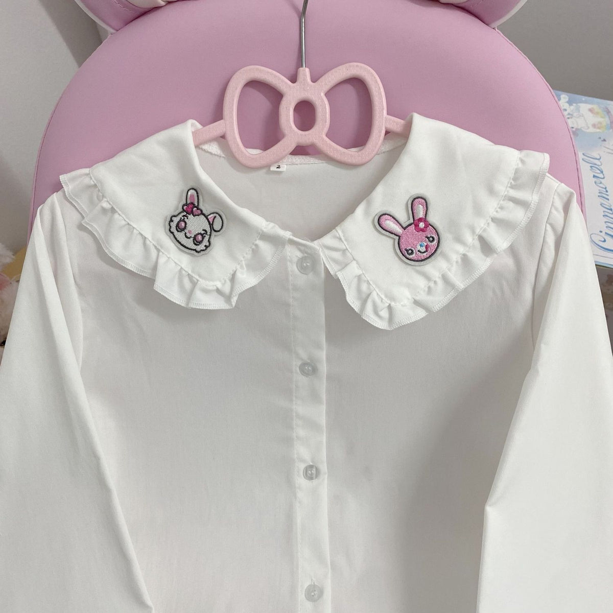 Japanese Lolita Sweet Bowknot Blouse  SAB125/SAB126