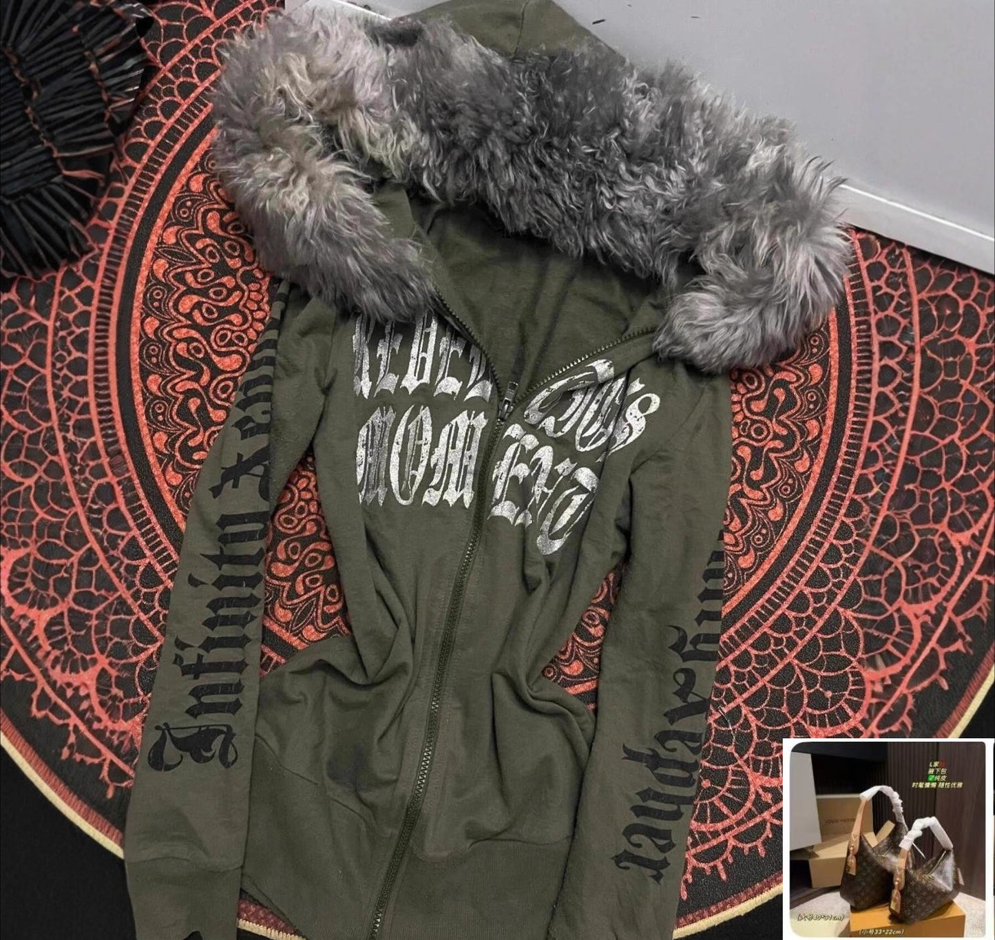 Plush Hooded Sweater Jacket Top SA584