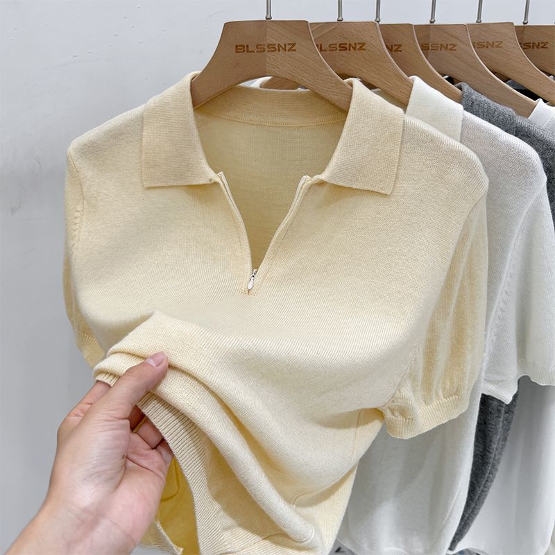 Short Sleeve Sweater SAB161