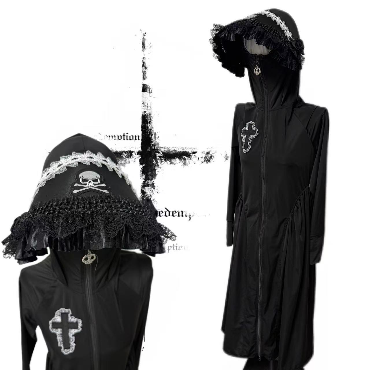 Gothic Skull Sun Protection Jacket SA985/SA986