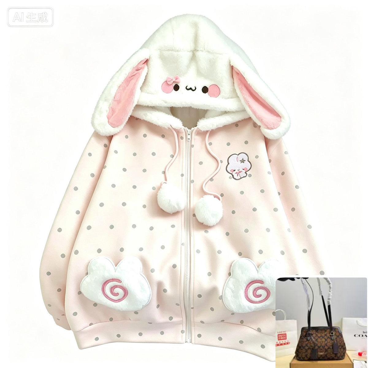 Hooded Embroidered New Jacket SAB209