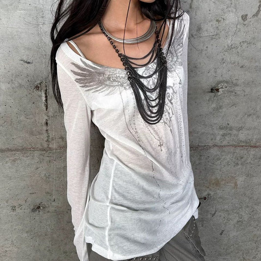 Slim-fit Long-sleeved T-shirt SA828