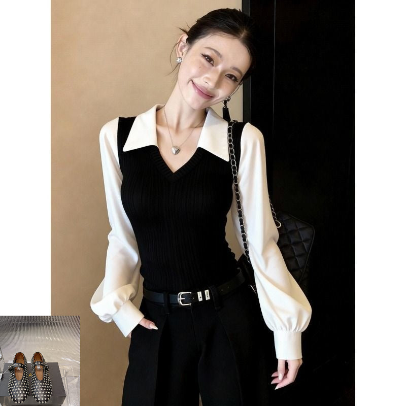 Fake Two-piece Shirt  SAB110