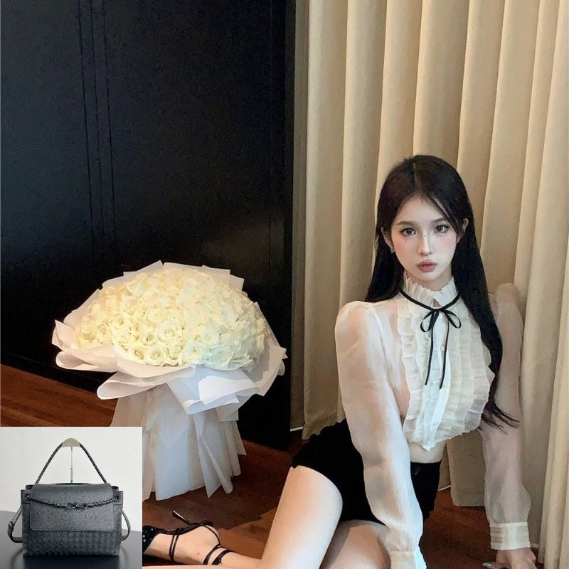 Elegant Mesh Shirt SA954
