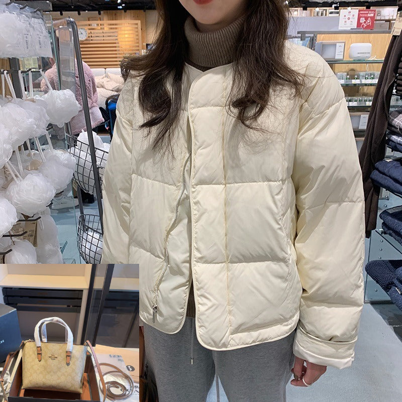 Crew Neck Long Sleeve Thermal Fashion Jacket SA484