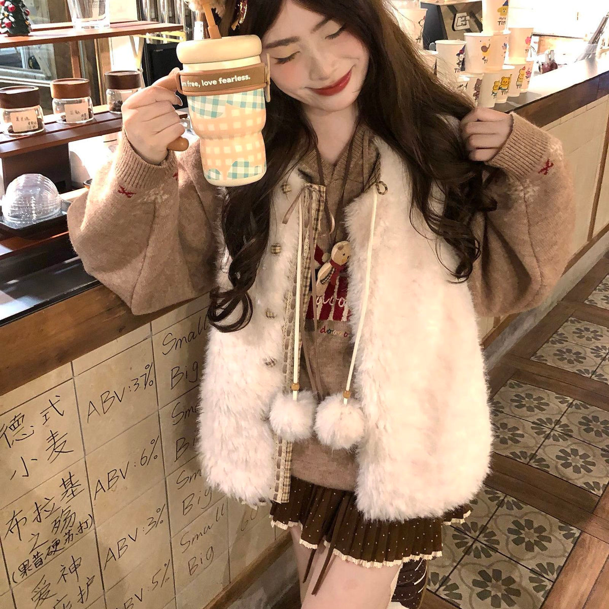 Women's Plush Vest SAB207