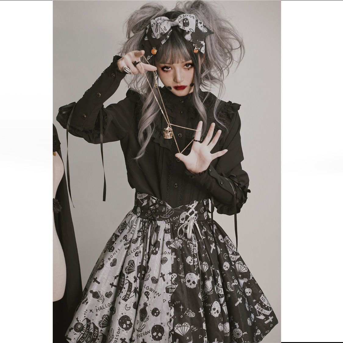 Lamb Leg Sleeve Lolita with Shirt 74B886
