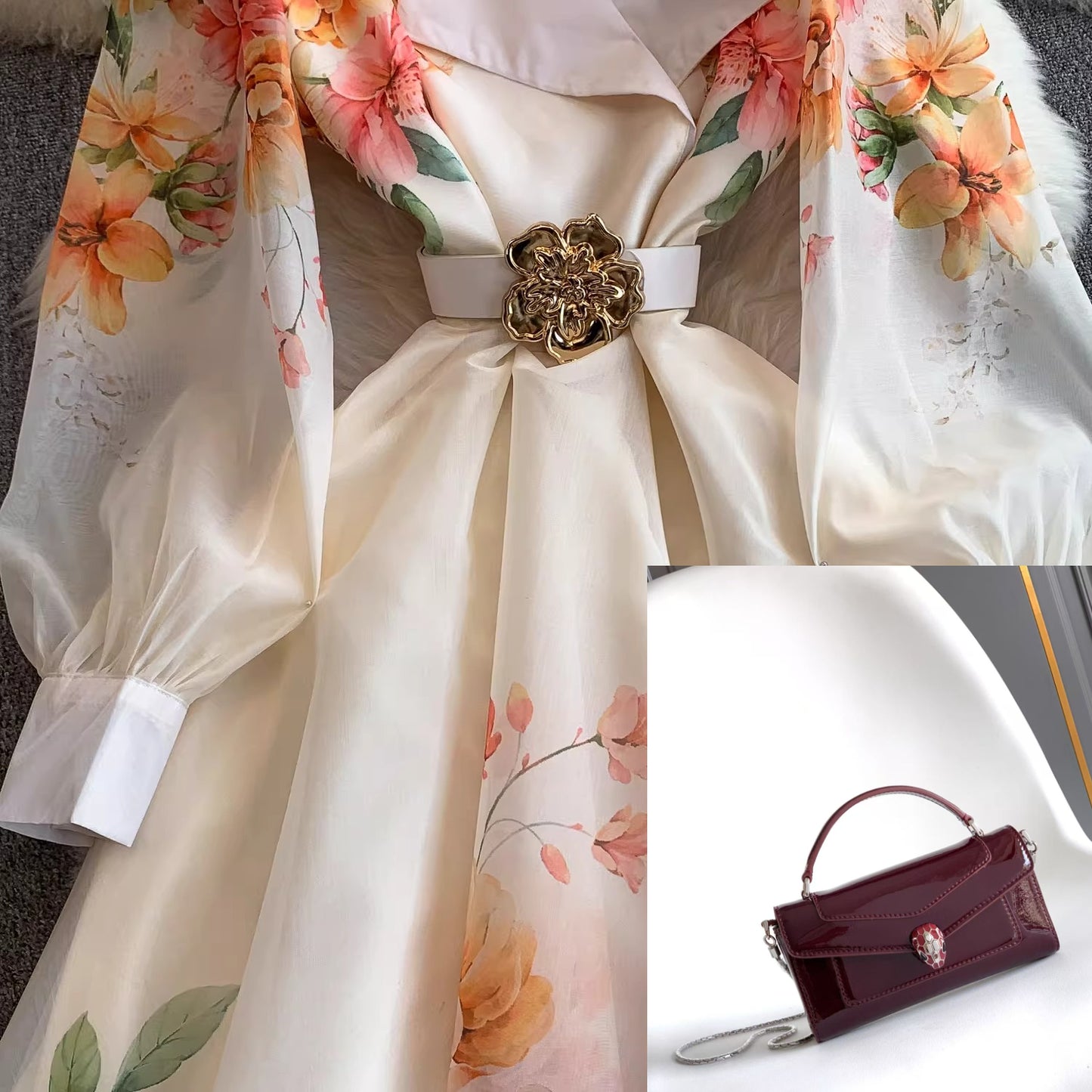Women's Suit Collar Dress SA747