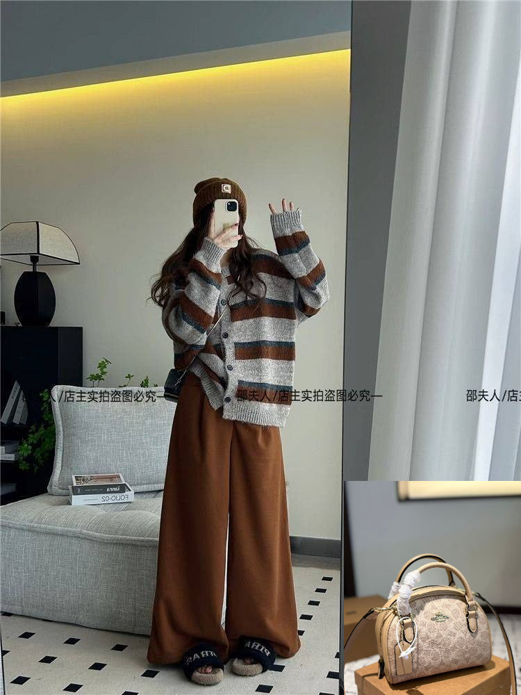 Striped Knitted Cardigan SA483