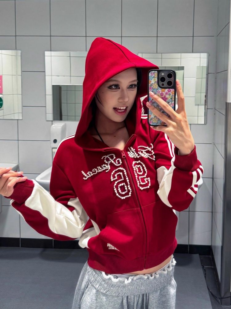 Zipper Cardigan Sweatshirt  SA801
