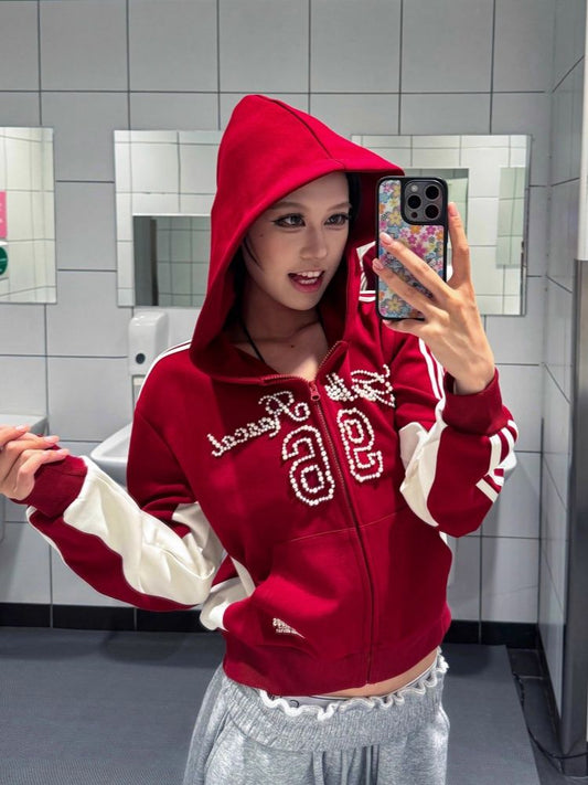 Zipper Cardigan Sweatshirt  SA801