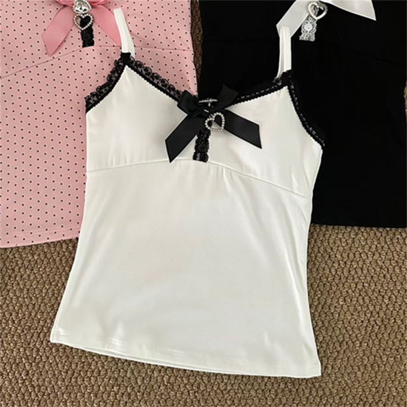 Polka Dot Vest Bow Strap 64D067