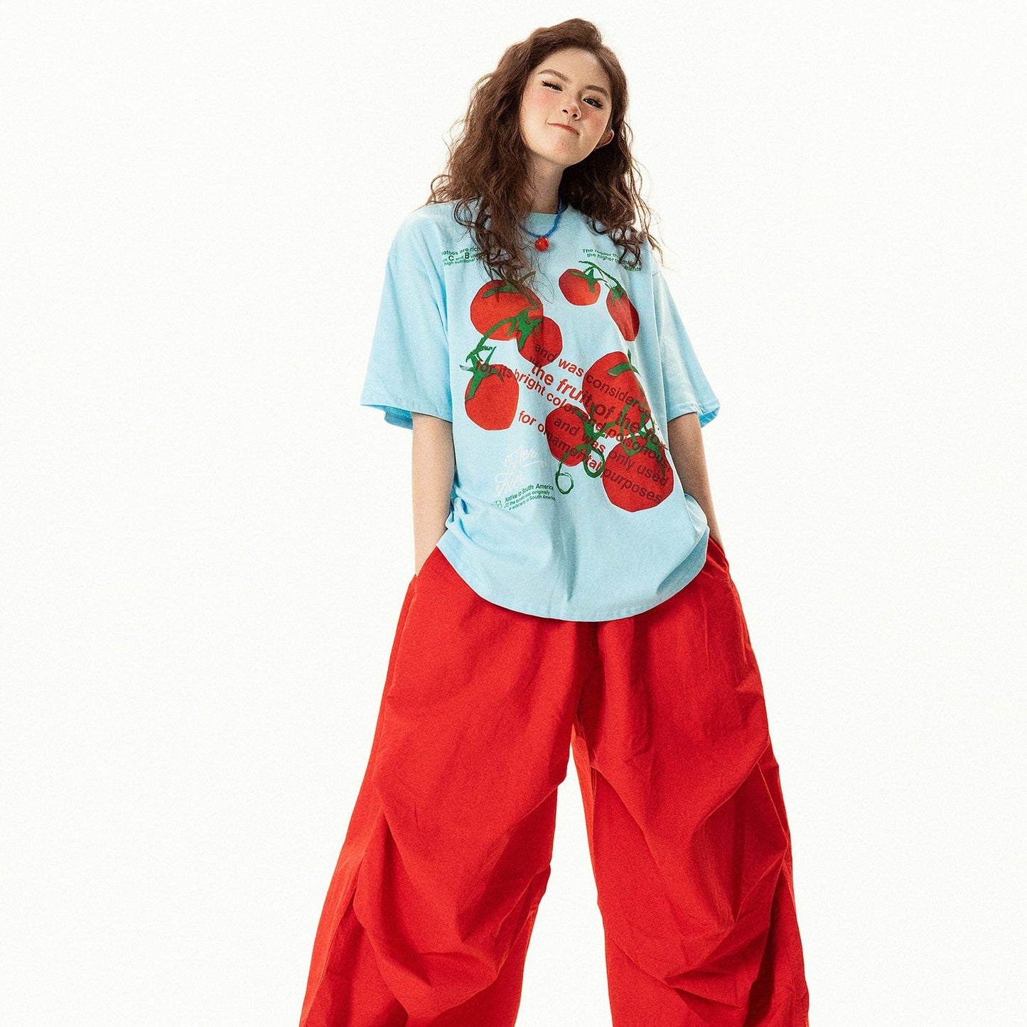 Tomato Print Short Sleeve T-shirt  SA850/SA851