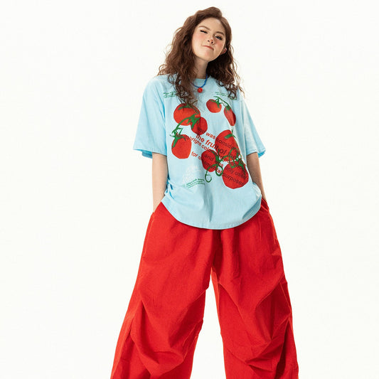 Tomato Print Short Sleeve T-shirt  SA850/SA851