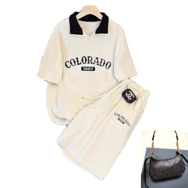 Letter Print Tracksuit SA971